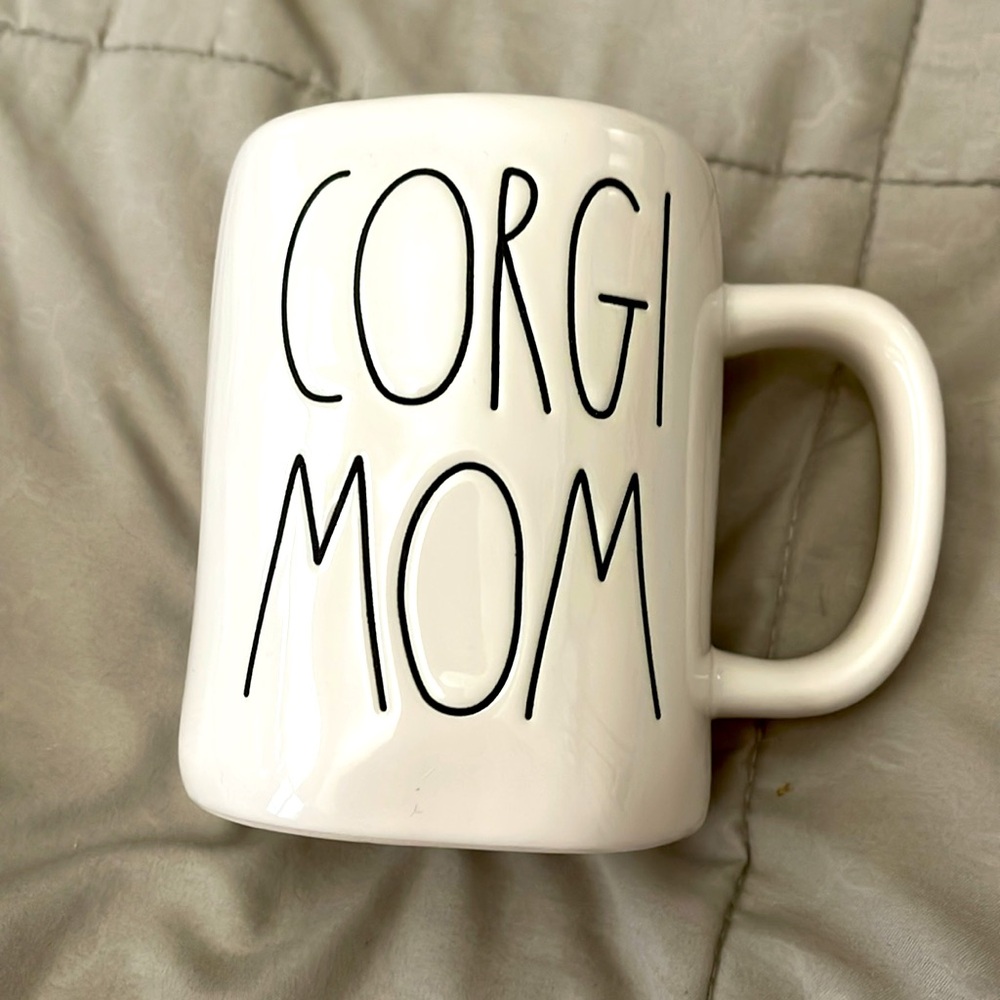 New Rae and Dunn Corgi Mom Mug